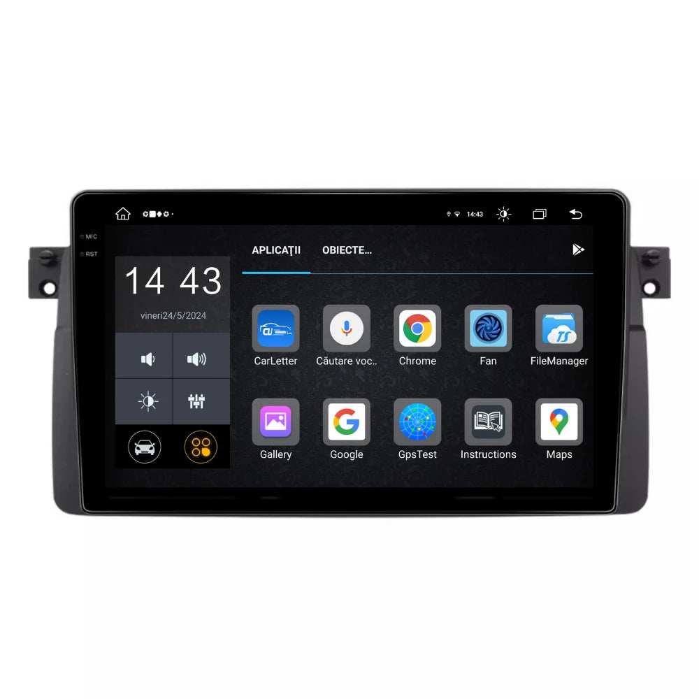 Navigatie Bmw seria 3 e46, Android 13,Ecran 2K, 8GB RAM 256GB, Octa Core, carplay /android auto