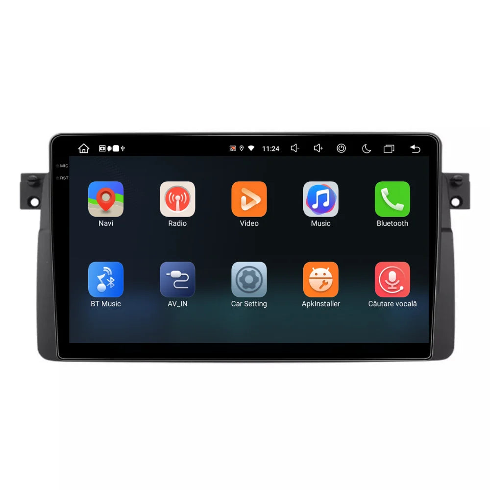 Navigatie Bmw seria 3 e46, Android 13,Ecran 2K, 8GB RAM 256GB, Octa Core, carplay /android auto