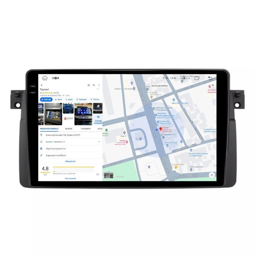 Navigatie Bmw seria 3 e46, Android 13,Ecran 2K, 8GB RAM 256GB, Octa Core, carplay /android auto