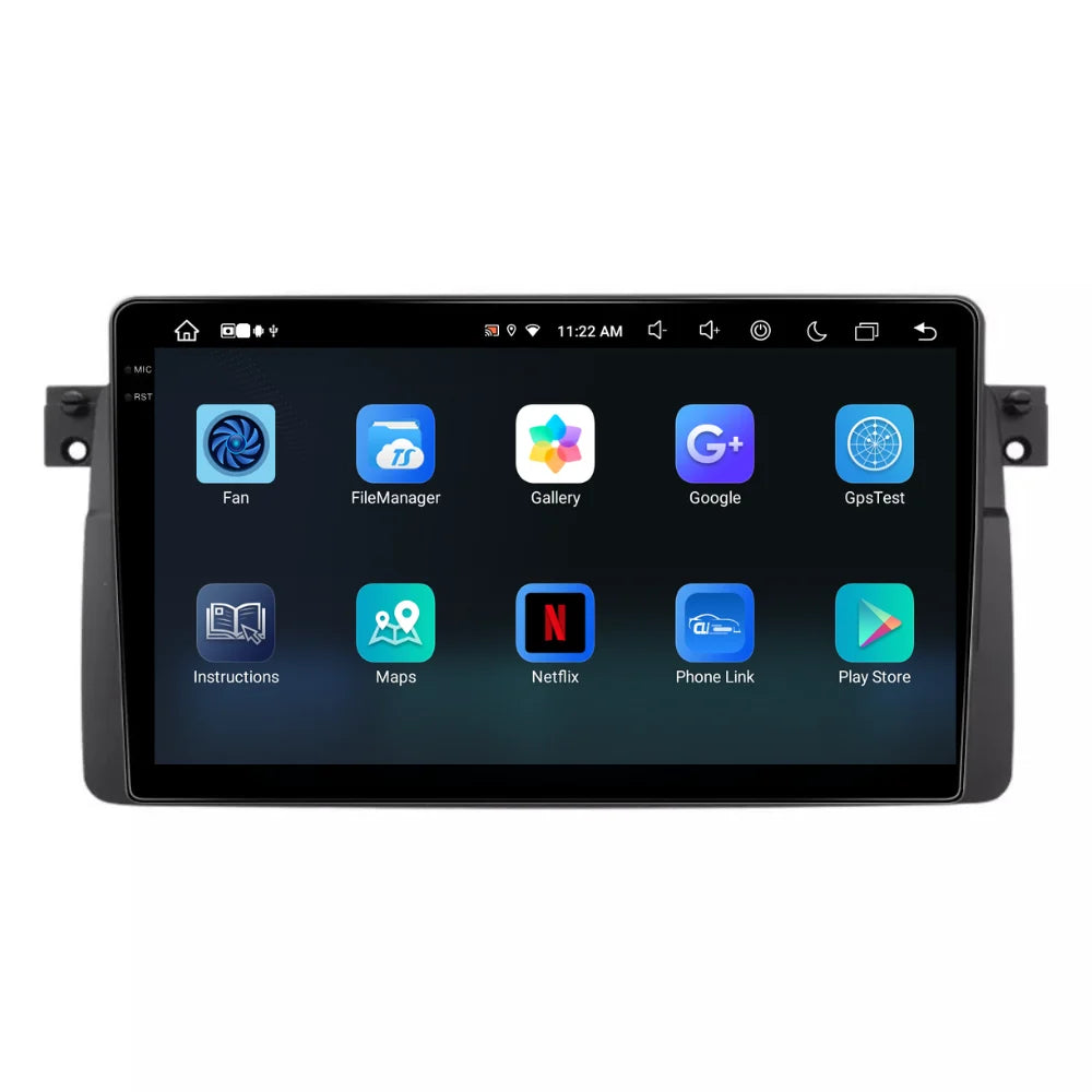 Navigatie Bmw seria 3 e46, Android 13,Ecran 2K, 8GB RAM 256GB, Octa Core, carplay /android auto