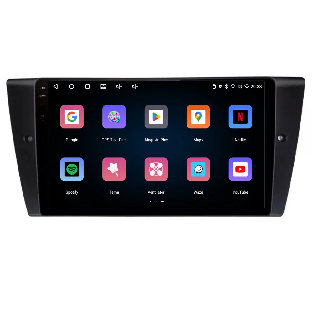 Navigatie BMW Seria 3 (2004-2012), Android, Ecran 9 inch, 4GB RAM 64GB, 4-core