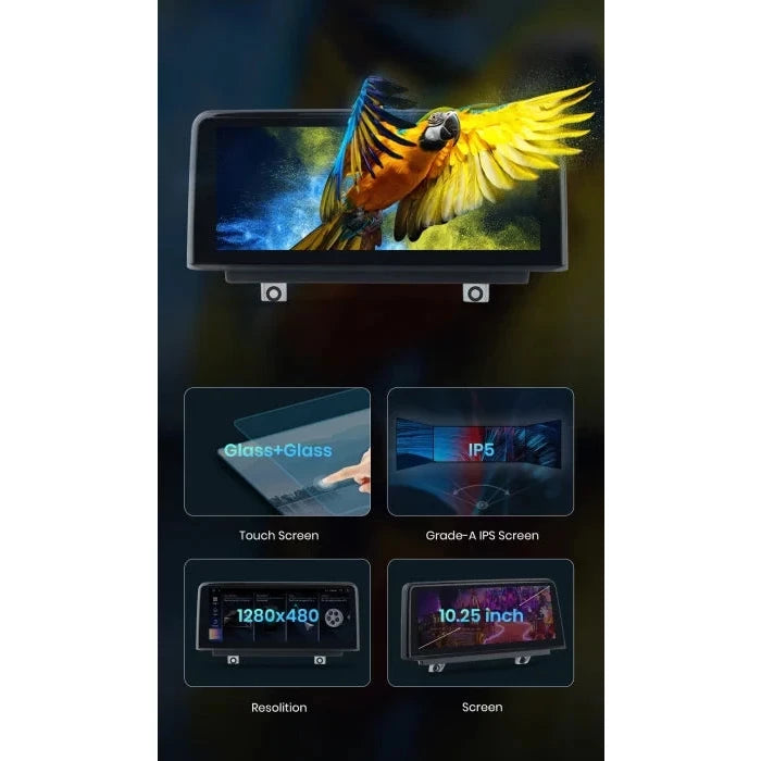 Navigatie Bmw Seria 2 GT F46 (2014-2016), Android, 4GB 64GB, sistem NBT