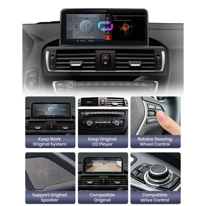 Navigatie Bmw Seria 2 GT F46 (2014-2016), Android, 4GB 64GB, sistem NBT