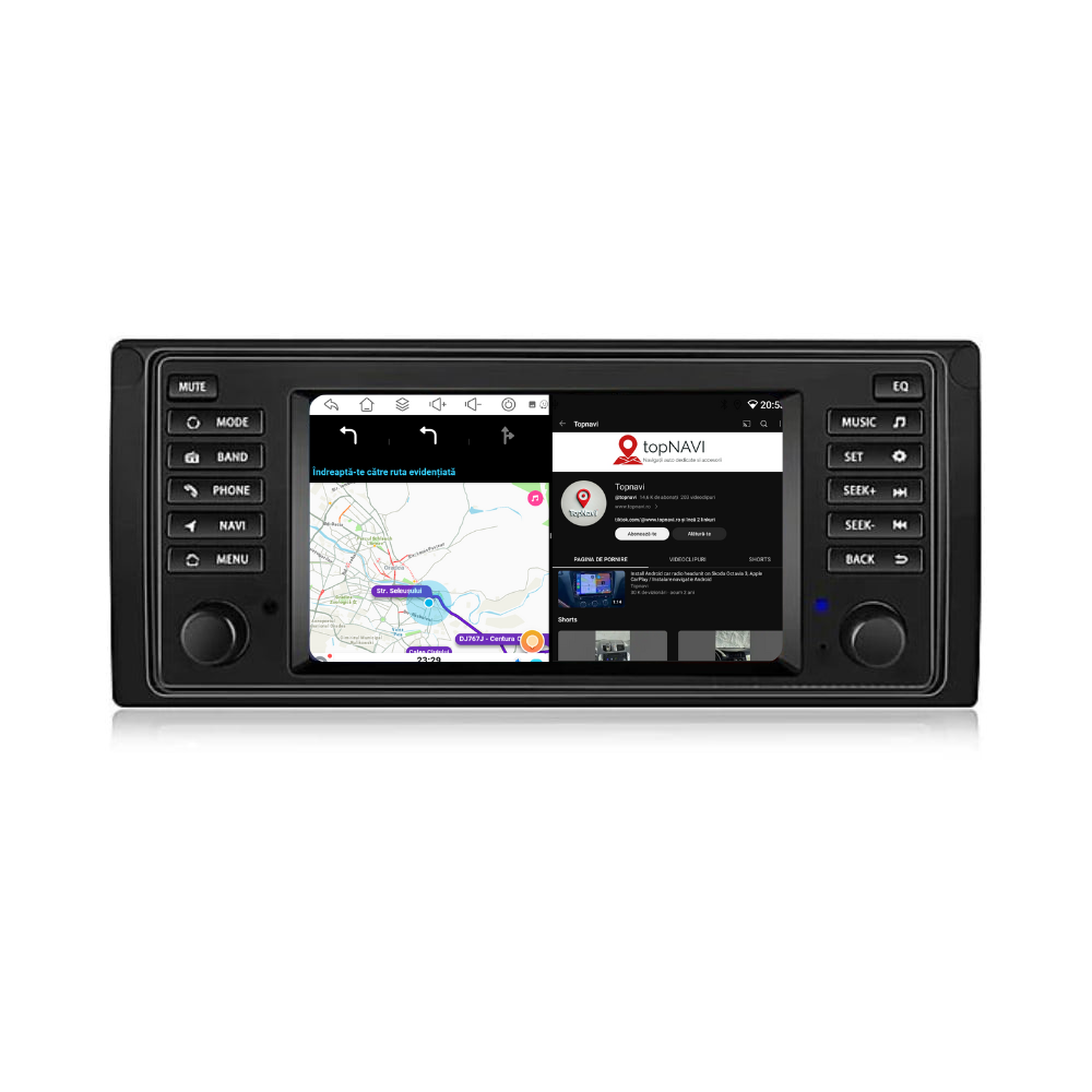 Navigatie Bmw Seria 5 E39 (1995-2004), Ecran 7 inch, 2GB RAM 64GB, 4-core