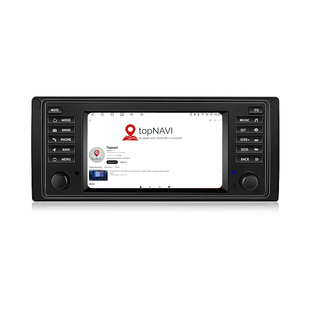 Navigatie Bmw Seria 5 E39 (1995-2004), Ecran 7 inch, 2GB RAM 64GB, 4-core