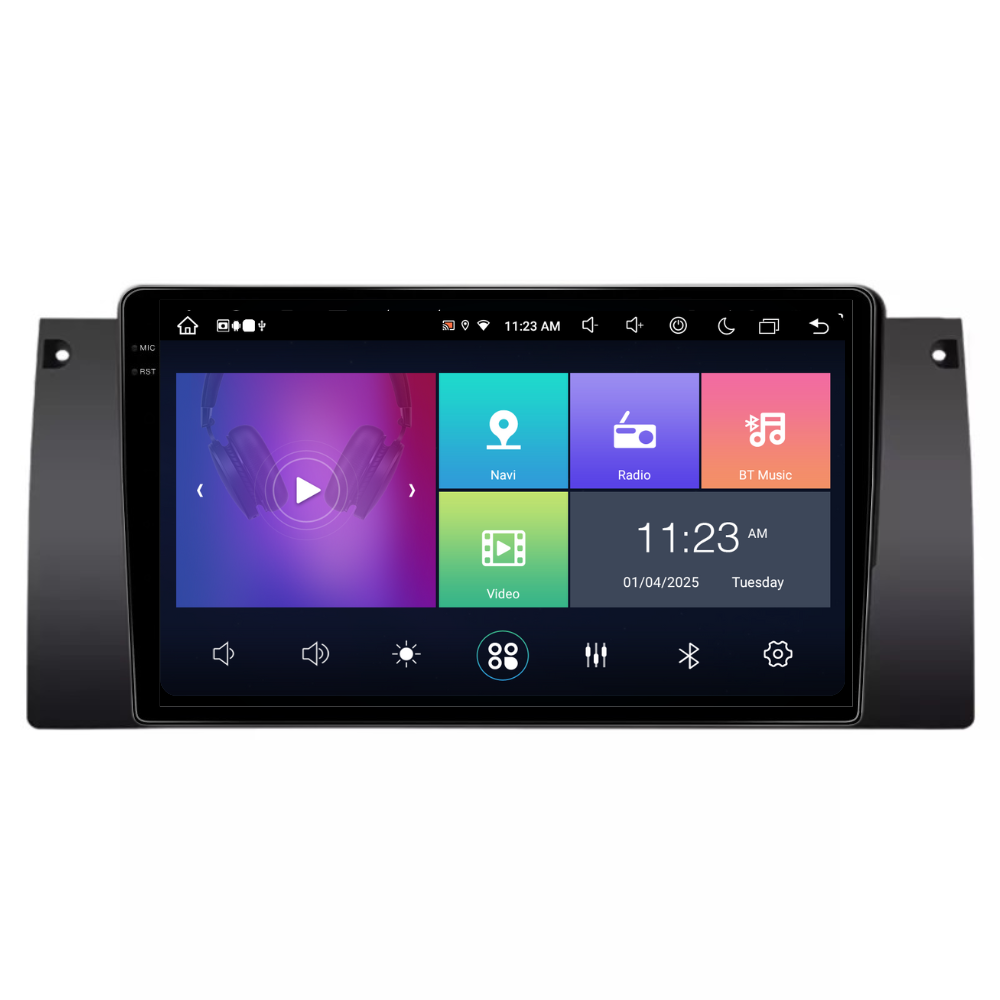 Navigatie Bmw seria 5 e39, Bmw X5 E53, Android 13,Ecran 2K, 8GB RAM 256GB, Octa Core, carplay /android auto