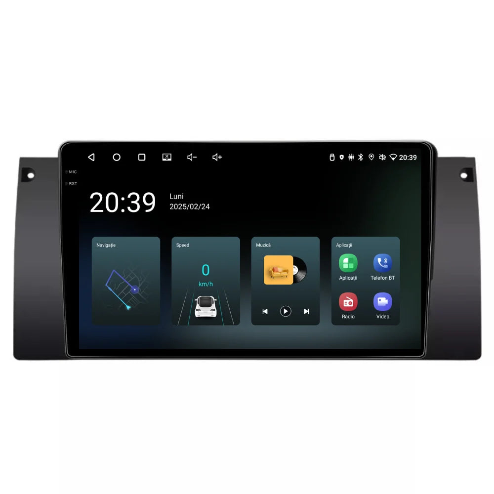 Navigatie Bmw Seria 5 E39 (1995-2004), Android, Ecran 9 inch, 4GB RAM 64GB, 4-core