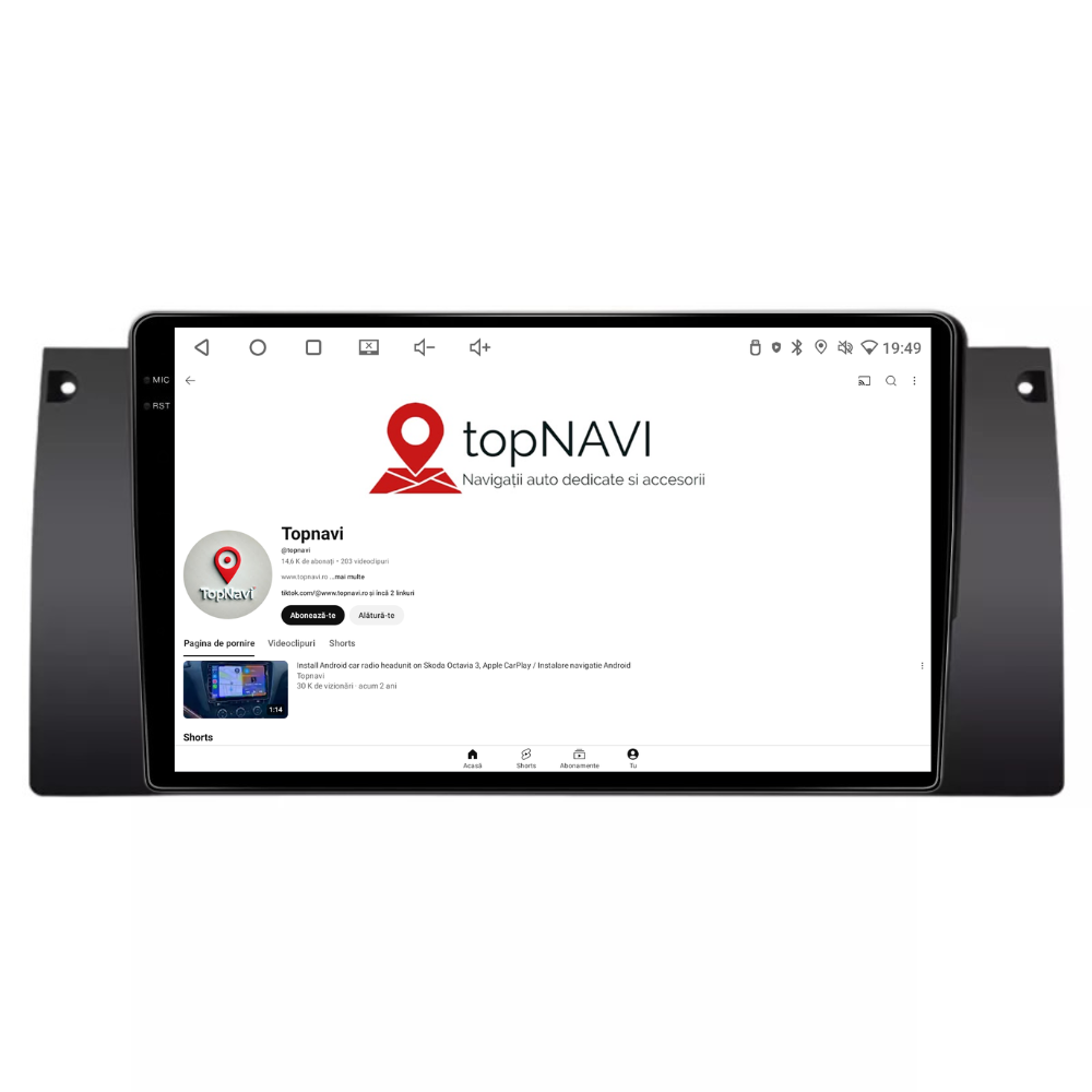 Navigatie Bmw X5 E53 (2000-2006), Android, Ecran 9 inch, 6GB RAM 128GB, 8-core