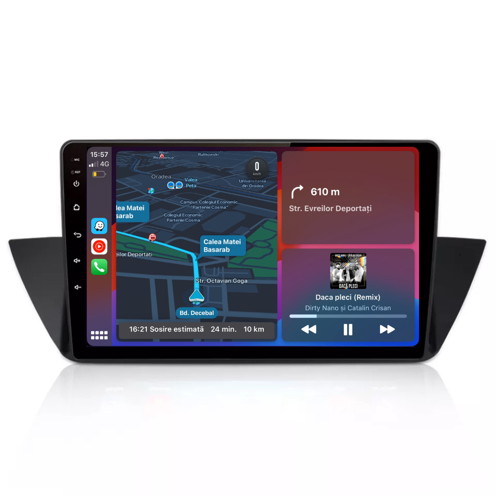 Navigatie BMW x1 E84 2009-2015, android 12, 1GB RAM 32GB