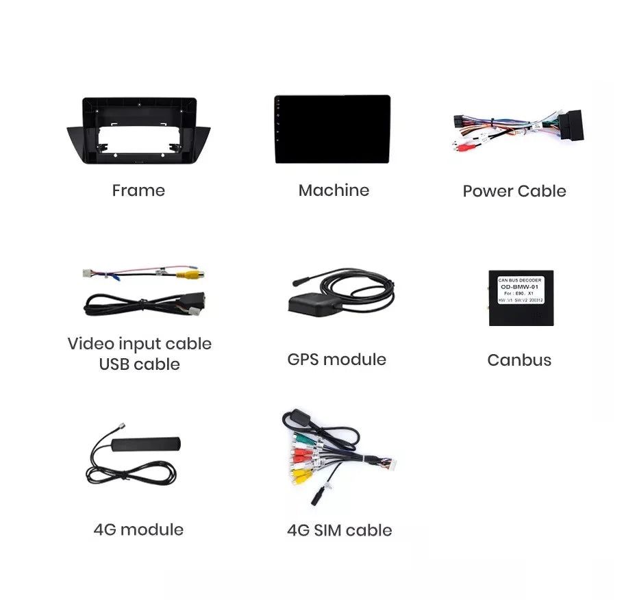Navigatie BMW X1 E84 (2009-2015), Android, Ecran 10 inch, 4GB RAM 64GB, 8-core