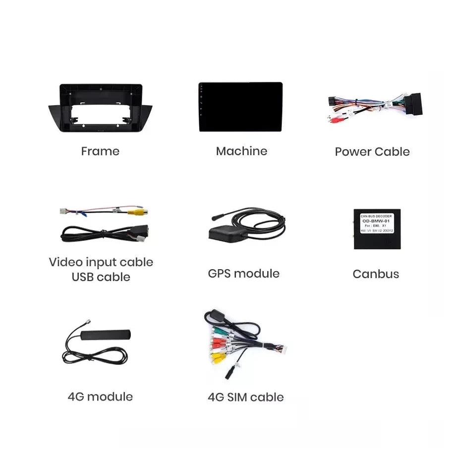 Navigatie BMW X1 E84 (2009-2015), Android, Ecran 2K, 4GB RAM 64GB, 8-core