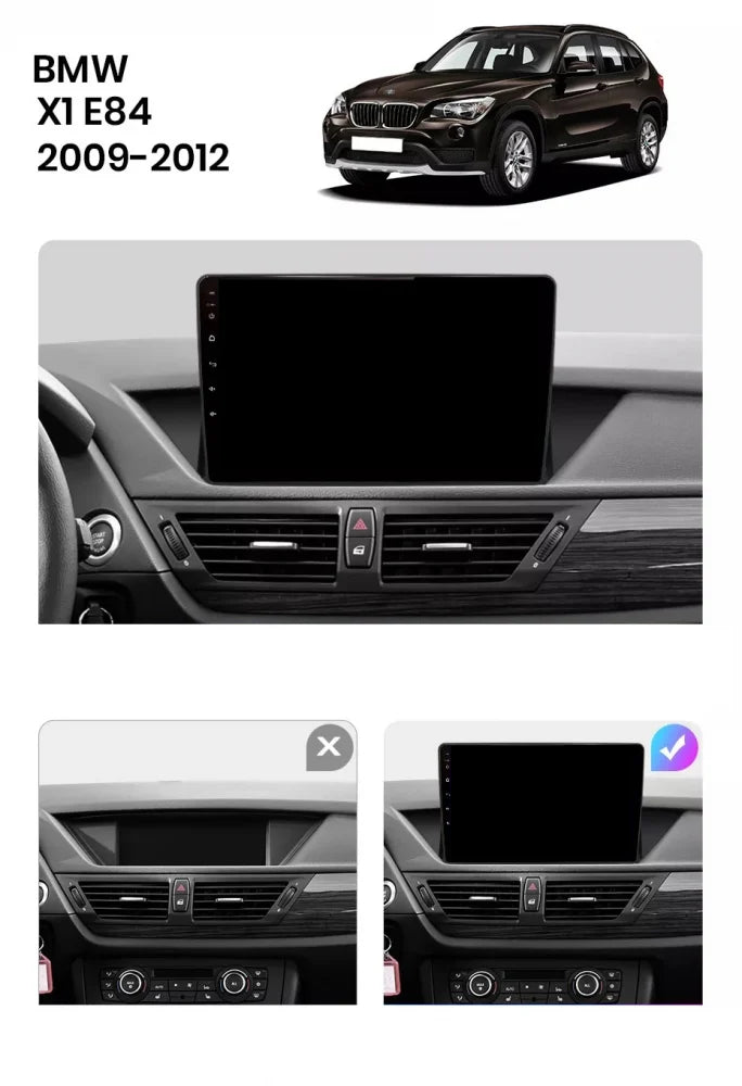 Navigatie BMW X1 E84 (2009-2015), Android, Ecran 10 inch, 4GB RAM 64GB, 8-core