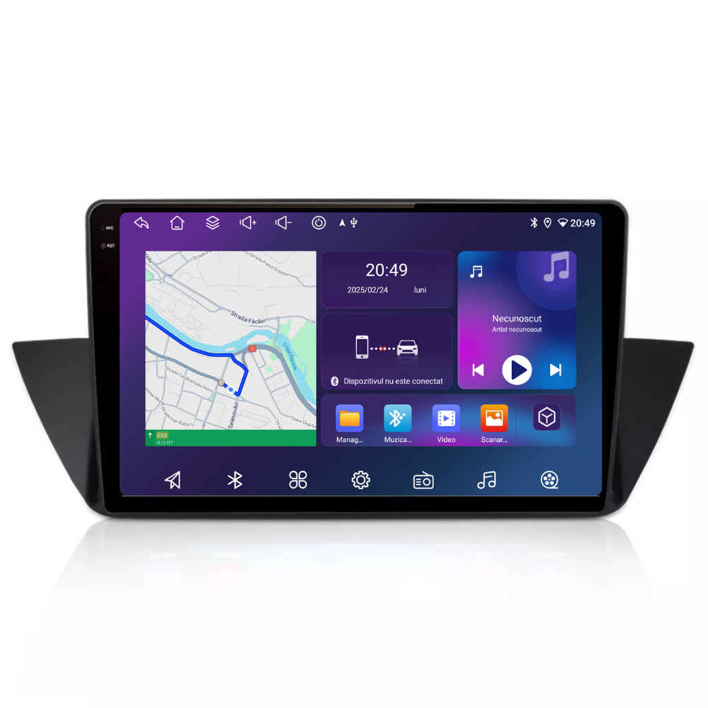 Navigatie BMW X1 E84 (2009-2015), Android, Ecran 10 inch, 4GB RAM 64GB, 8-core