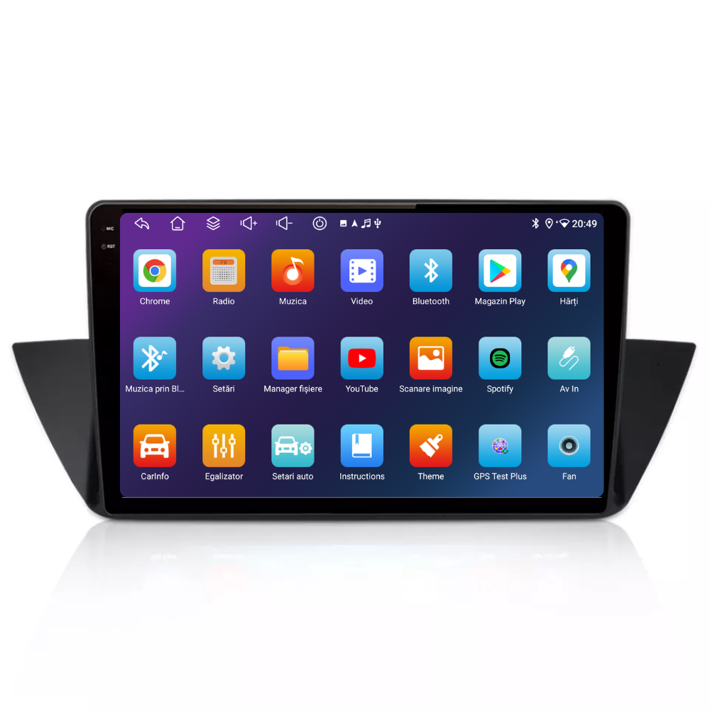 Navigatie BMW X1 E84 (2009-2015), Android, Ecran 10 inch, 6GB RAM 128GB, 8-core