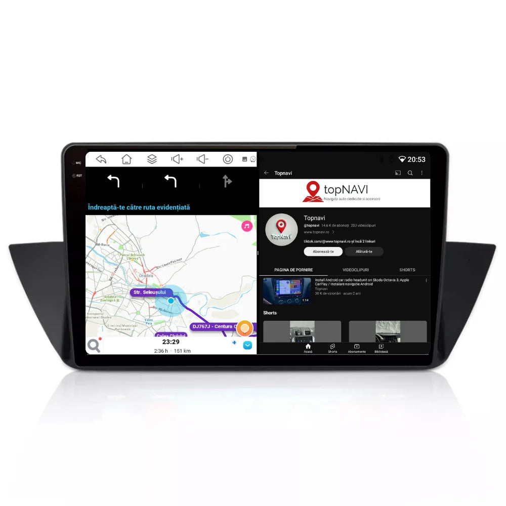 Navigatie BMW X1 E84 (2009-2015), Android, Ecran 10 inch, 6GB RAM 128GB, 8-core