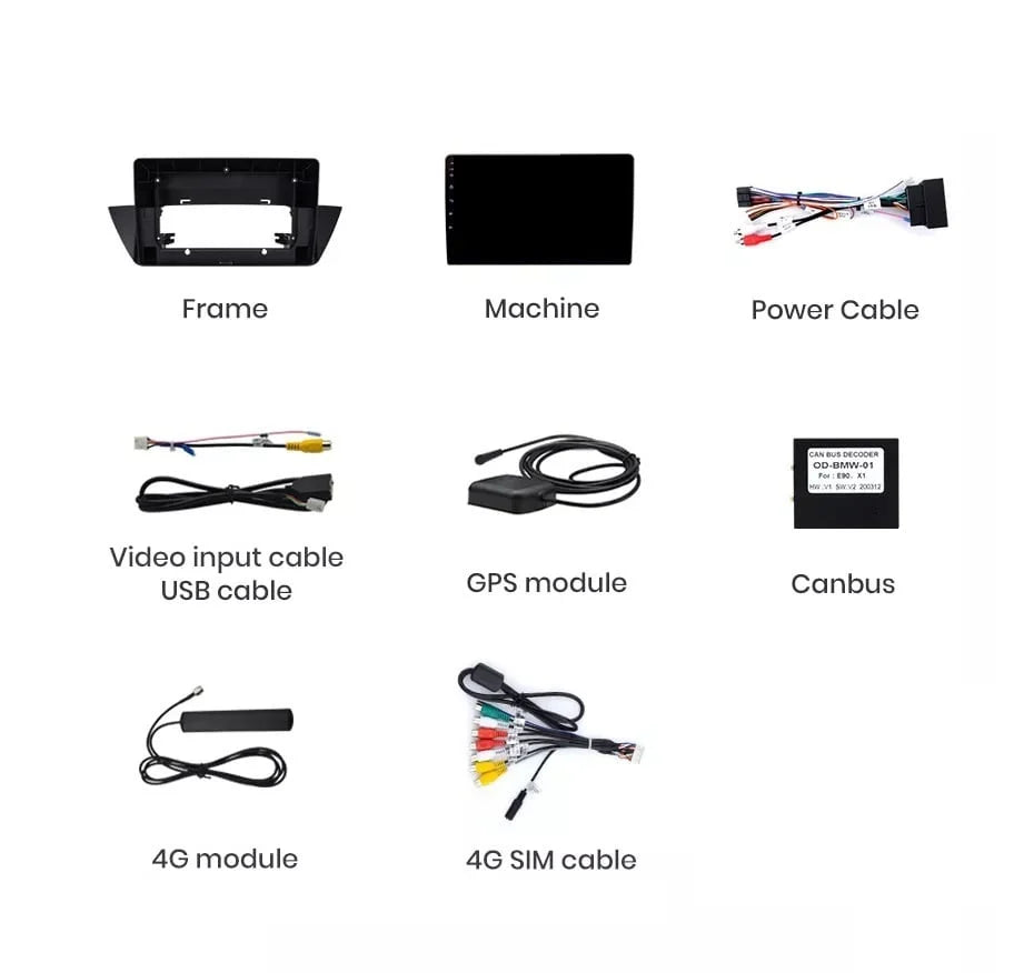 Navigatie BMW X1 E84 (2009-2015), Android, Ecran 2K, 8GB RAM 256GB, 8-core