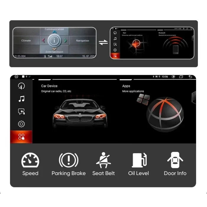 Navigatie Bmw X1 F48 (2014-2016) Android, 4GB 64GB, sistem NBT