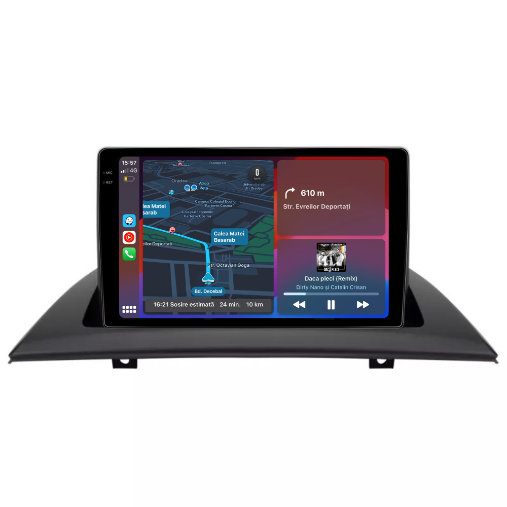 Navigatie BMW x3 E83 2004 - 2012, Android 13,Ecran 2K, 8GB RAM 256GB, Octa Core, carplay /android auto