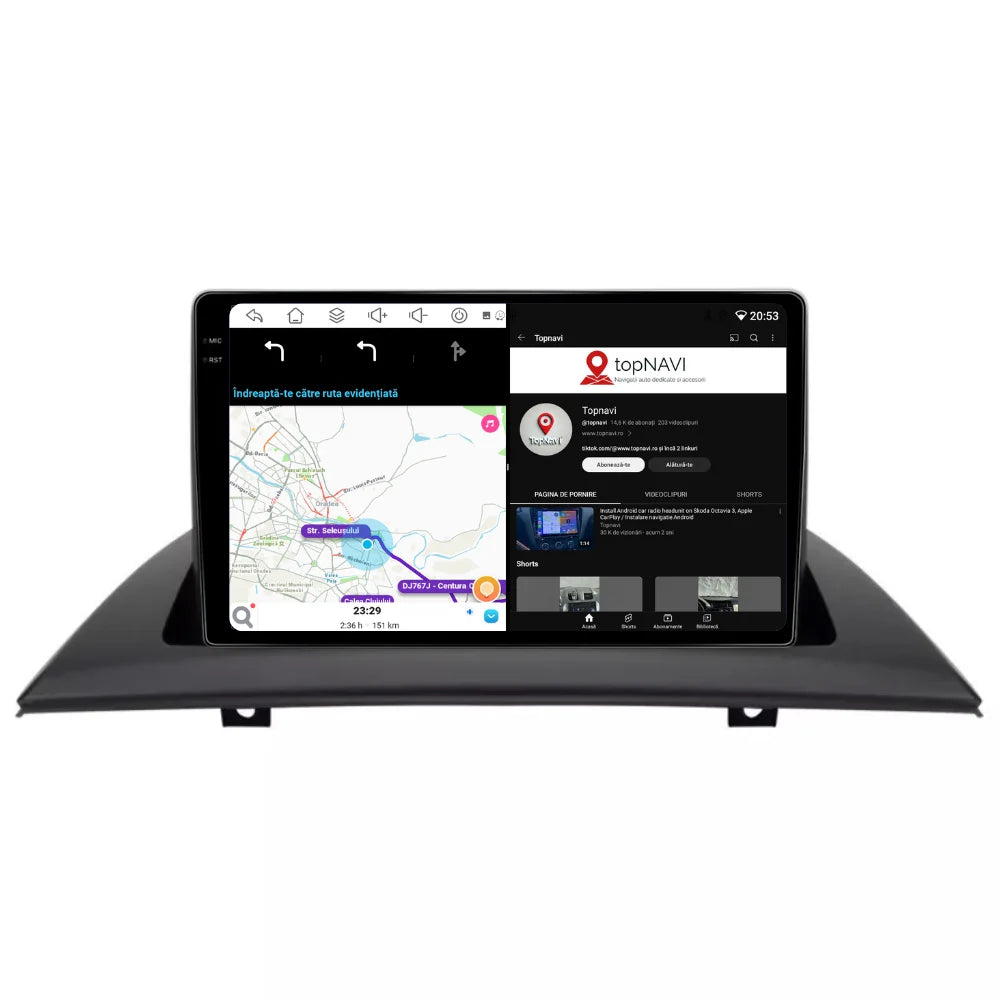 Navigatie Bmw X3 E83 (2003-2011), Android, Ecran 9 inch, 6GB RAM 128GB, 8-core