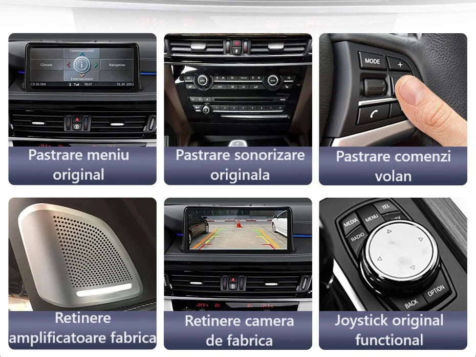 Navigatie Bmw X6 E71 (2006-2008), 8GB RAM 256GB, Ecran 12.3 inch, 8-core, sistem CCC