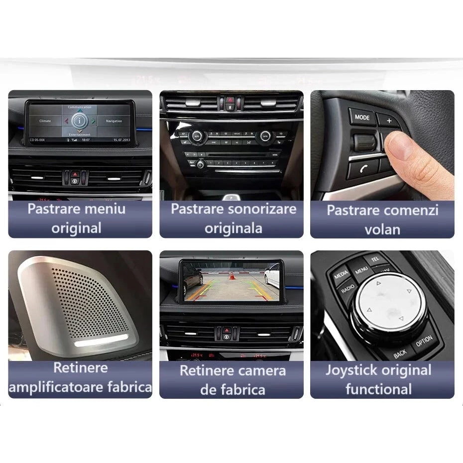 Navigatie Bmw X6 E71 (2009-2013), 4GB RAM 64GB, Ecran 12.3 inch, 8-core, sistem CIC