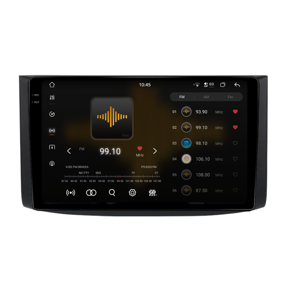 Navigatie Chevrolet Aveo (2006-2012), Ecran 9 inch 2K, 12GB 256GB, 8-core