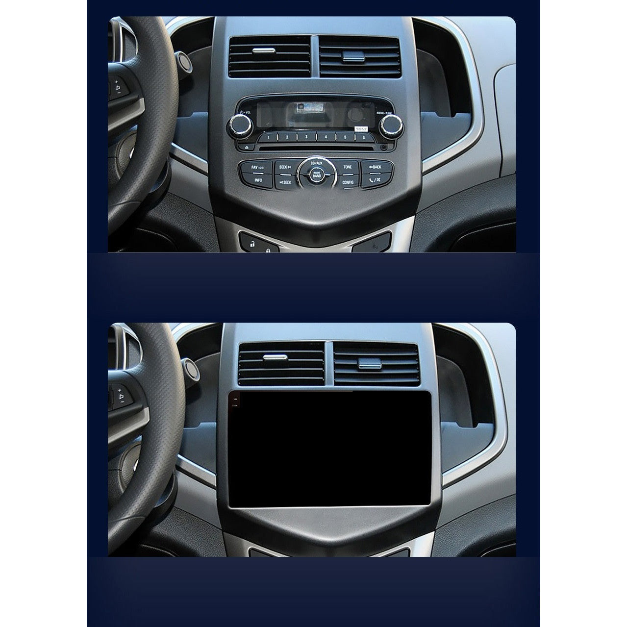 Navigatie Chevrolet Aveo (2011-2015), Ecran 9 inch, 1GB 32GB