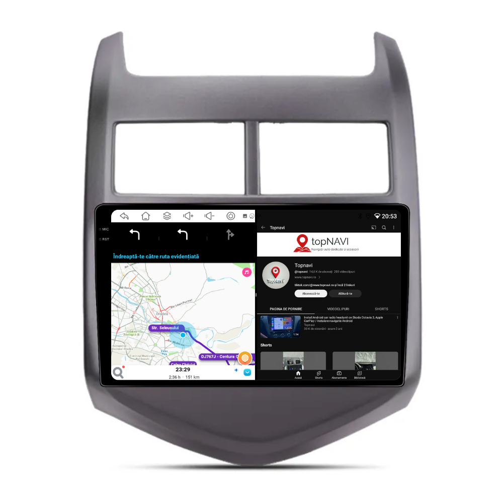 Navigatie Chevrolet Aveo (2011-2015), Ecran 9 inch, 4GB 64GB, 8-core