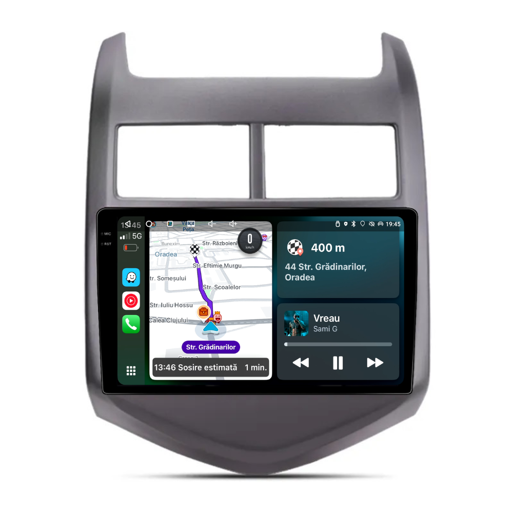 Navigatie Chevrolet Aveo (2011-2015), Ecran 9 inch, 6GB 128GB, 8-core