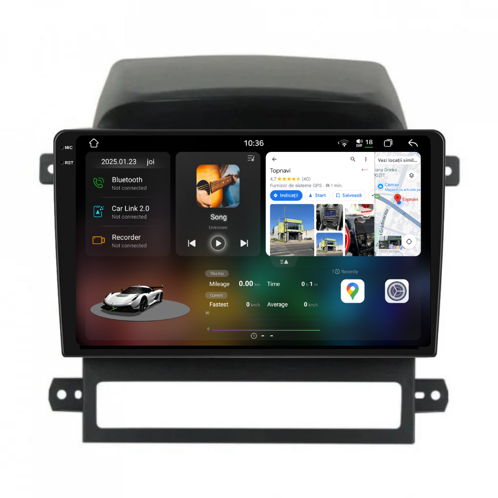 Navigatie Chevrolet Captiva (2006-2011), Ecran 9 inch 2K, 12GB RAM 256GB, 8-core