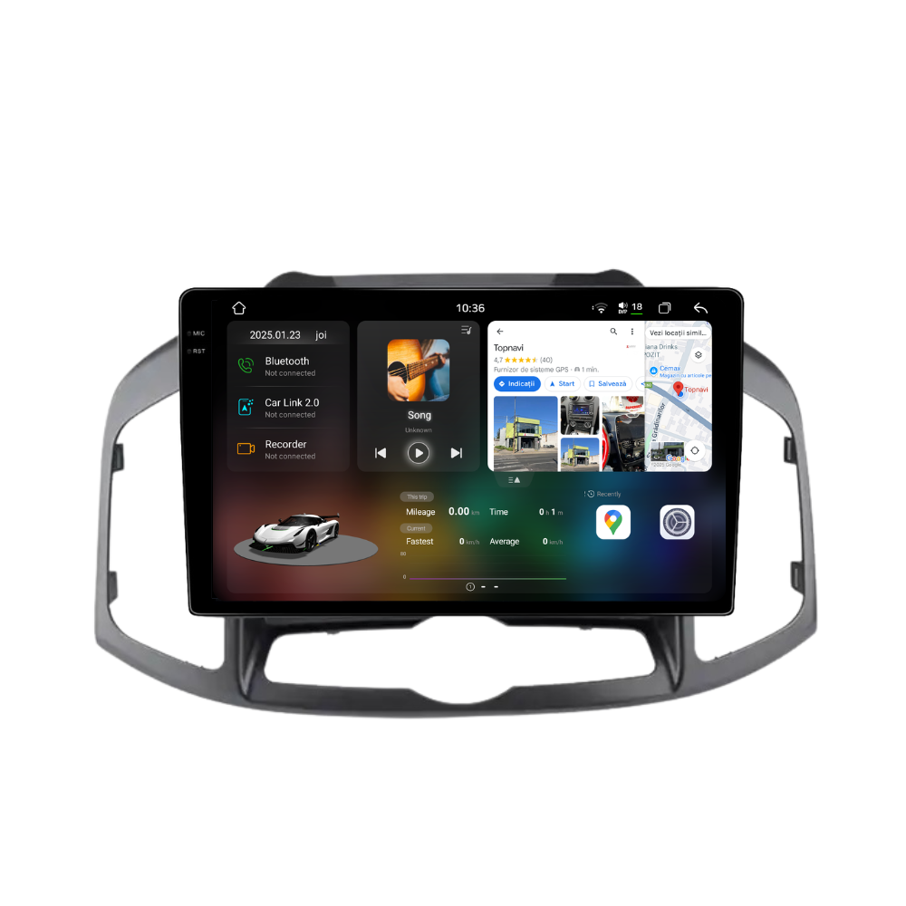 Navigatie Chevrolet Captiva (2011-2016), Ecran 10 inch 2K, 12GB RAM 256GB, 8-core