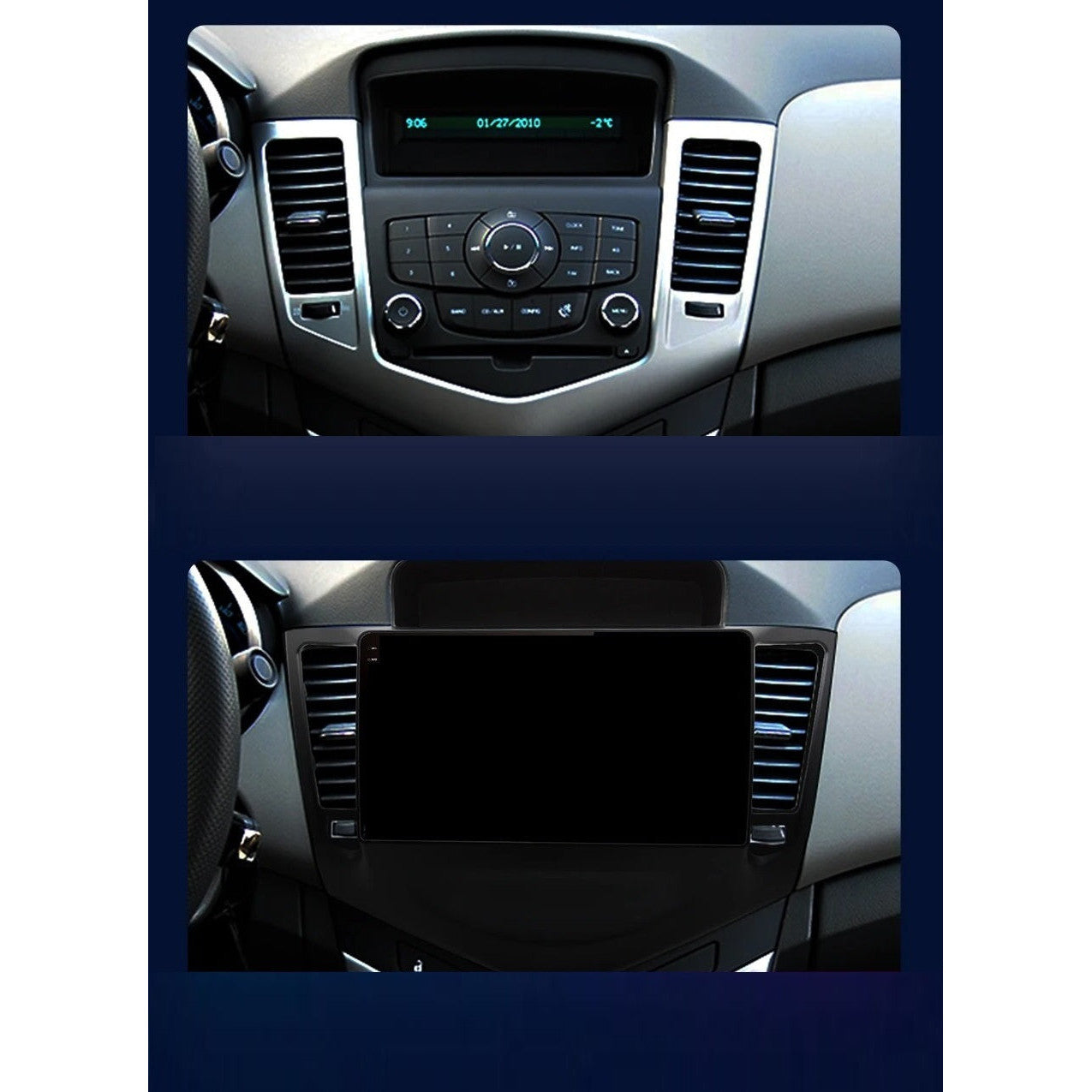 Navigatie Chevrolet Cruze (2008-2015) , Ecran 9 inch, 1GB RAM 32GB