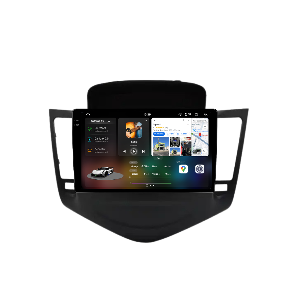 Navigatie Chevrolet Cruze (2008-2015) , Ecran 9 inch 2K, 12GB RAM 256GB, 8-core