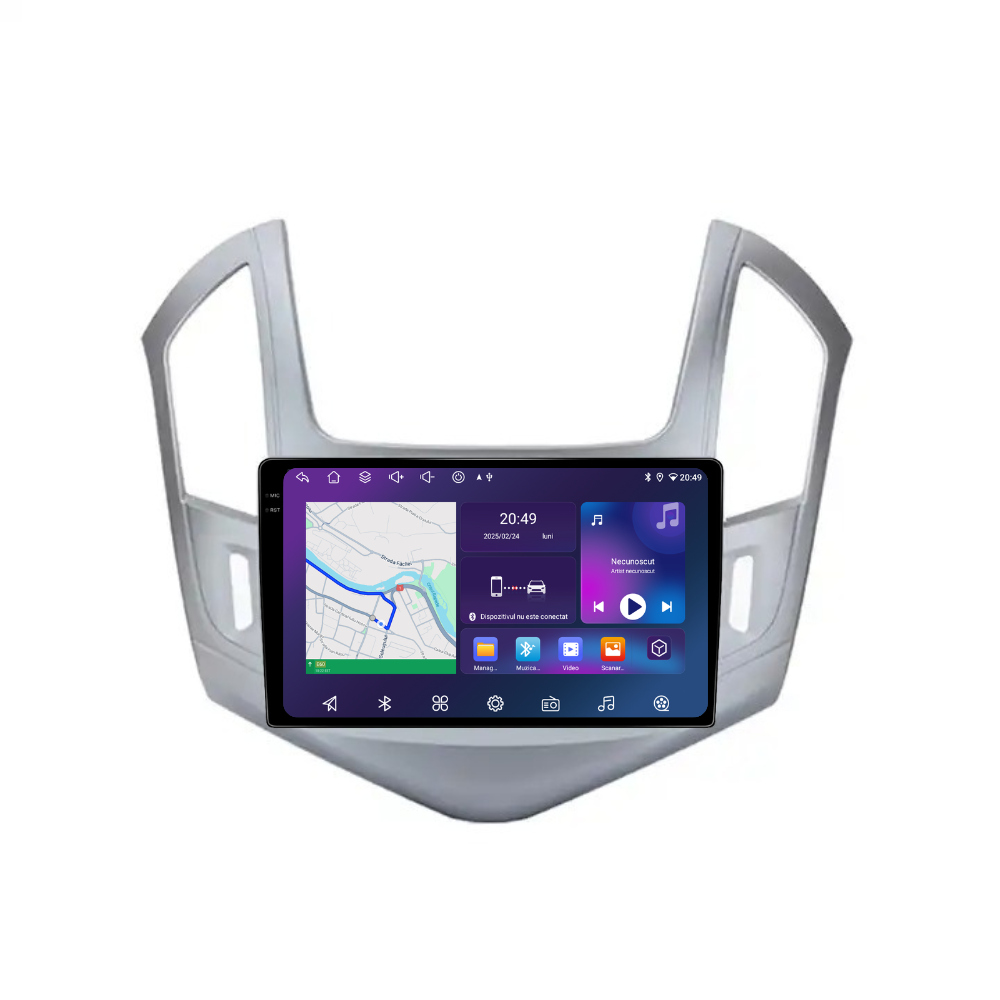 Navigatie Chevrolet Cruze (2012-2015), Ecran 9 inch, 6GB RAM 128GB, 8-core