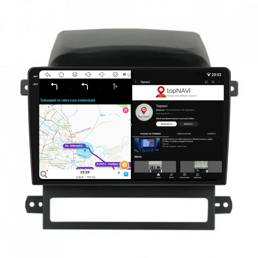 Navigatie Chevrolet Captiva (2006-2011), Ecran 9 inch, 4GB RAM 64GB, 8-core