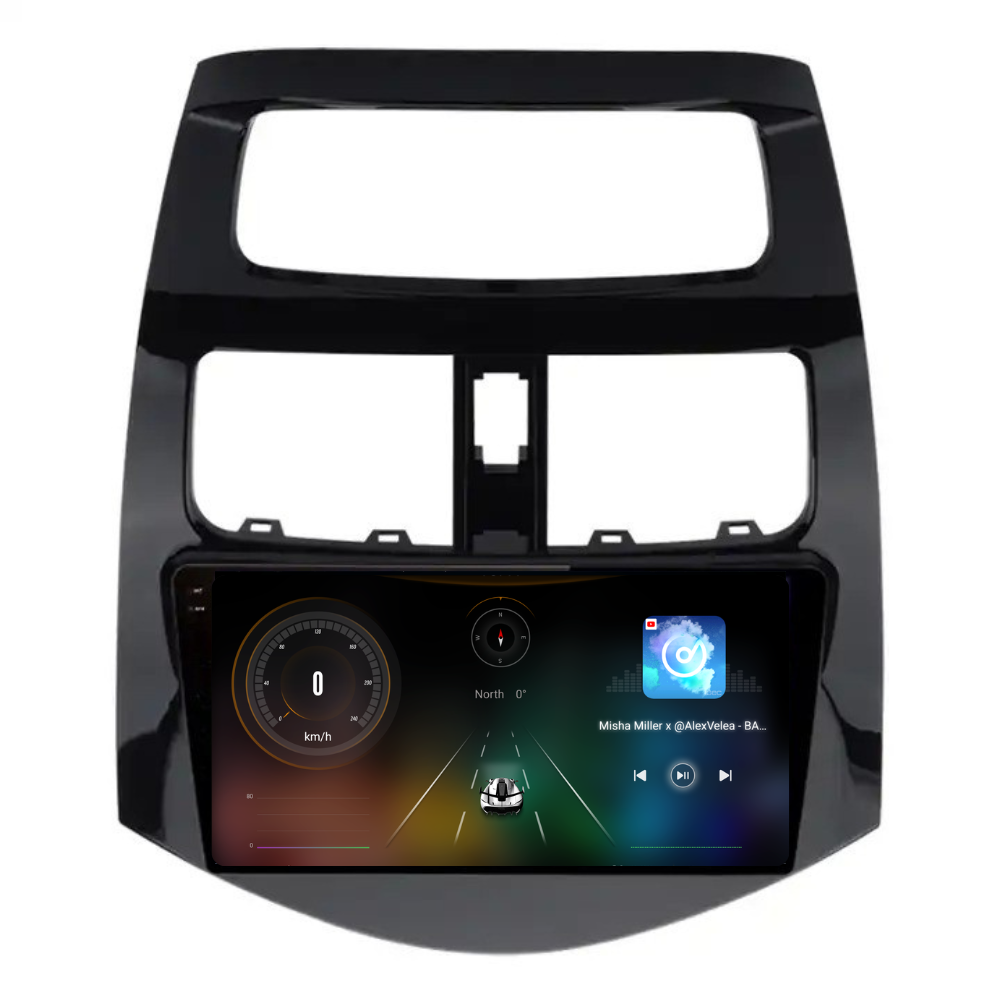 Navigatie Chevrolet Spark (2009-2015) , Ecran 9 inch 2K, 12GB RAM 256GB, 8-core