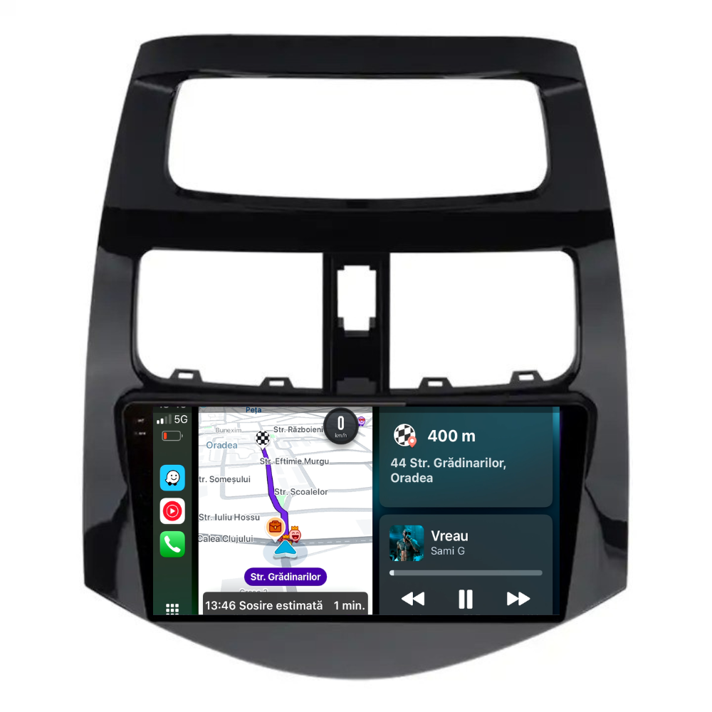 Navigatie Chevrolet Spark (2009-2015) , Ecran 9 inch, 4GB RAM 64GB, 4-core