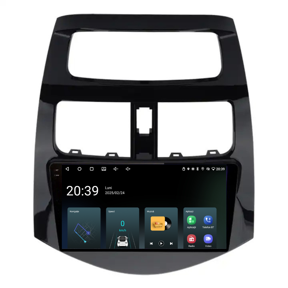 Navigatie Chevrolet Spark (2009-2015) , Ecran 9 inch, 4GB RAM 64GB, 4-core