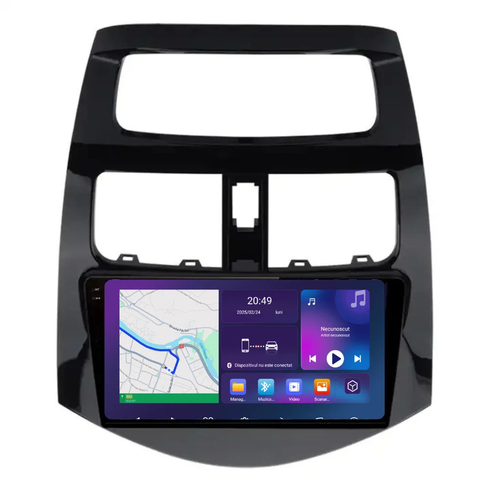Navigatie Chevrolet Spark (2009-2015) , Ecran 9 inch, 4GB RAM 64GB, 8-core