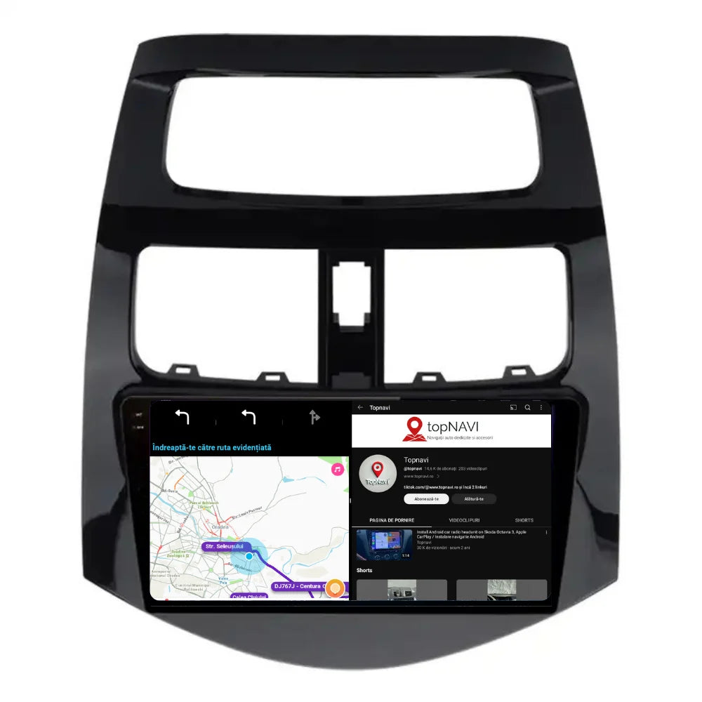 Navigatie Chevrolet Spark (2009-2015) , Ecran 9 inch, 6GB RAM 128GB, 8-core