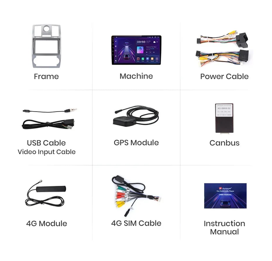 Navigatie Chrysler 300C (2004-2007), Android 12, 2GB RAM 32GB, octacore, 4G Sim