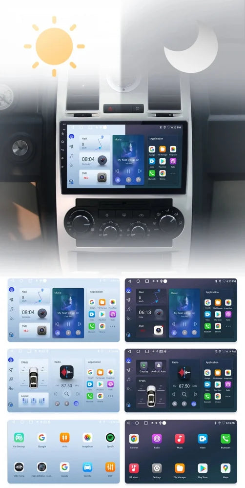 Navigatie Chrysler 300C (2004-2007), Android 12, 2GB RAM 32GB, octacore, 4G Sim