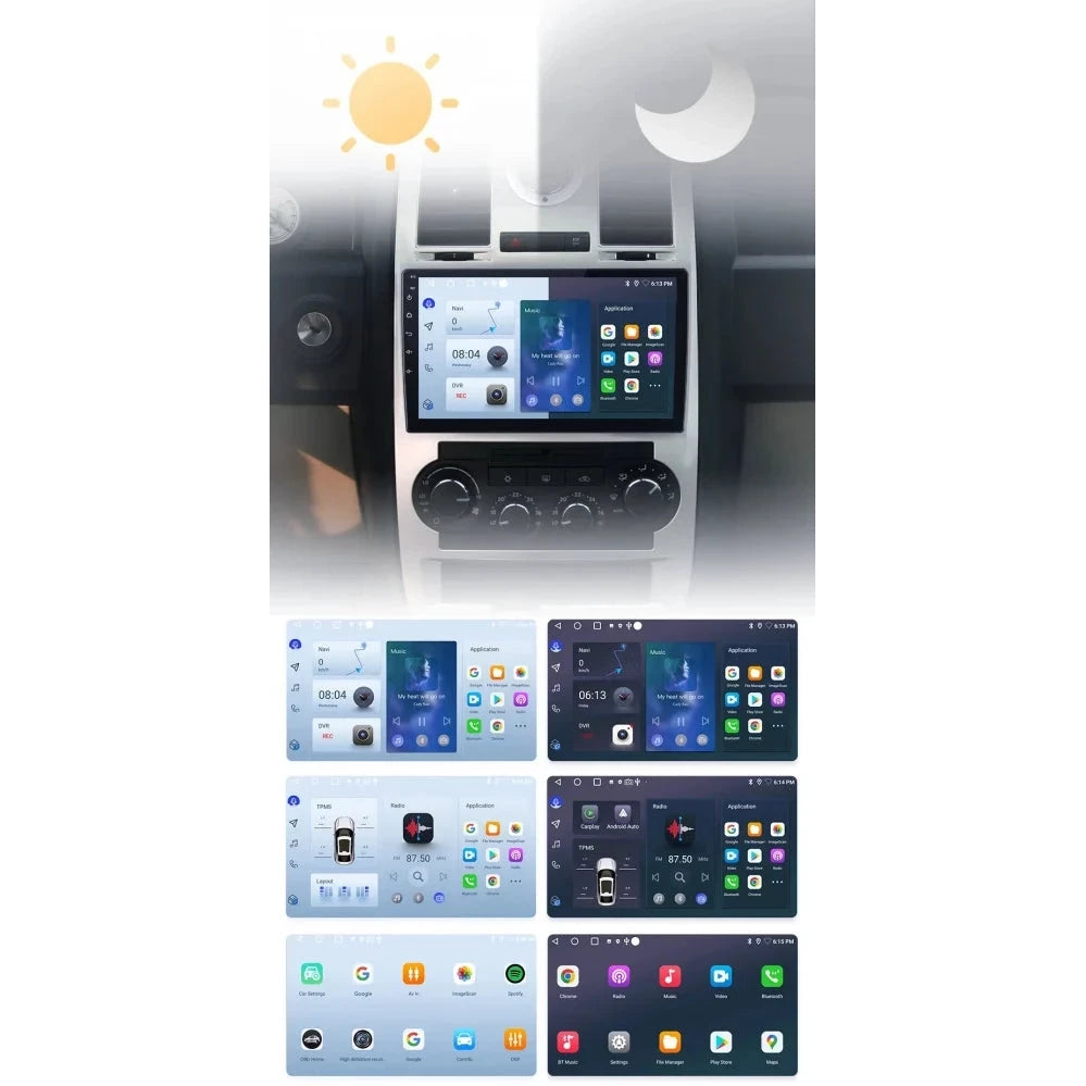 Navigatie Chrysler 300C (2004-2007), Android 12, 2GB RAM 32GB, google maps, youtube, wifi, waze, bluetooth