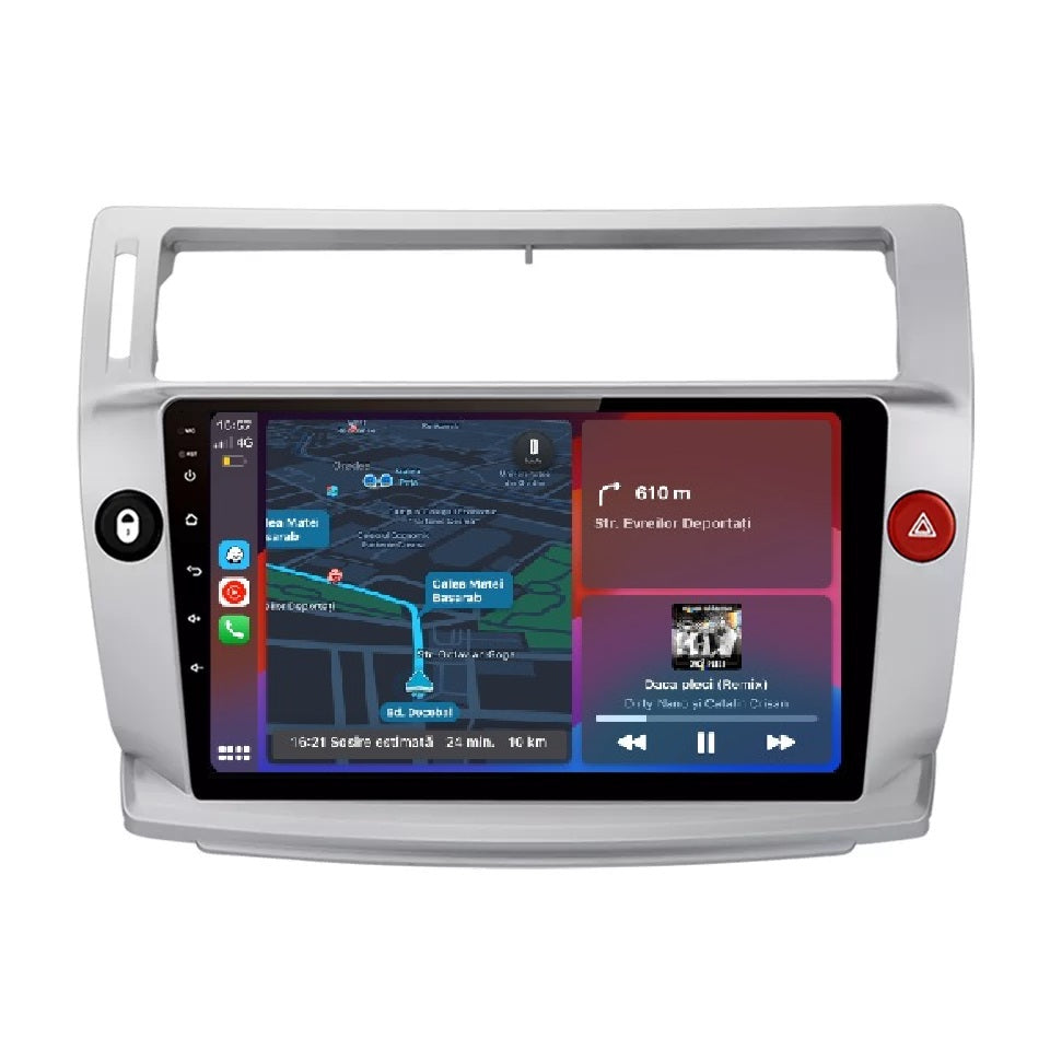 Navigatie Citroen C4 (2004-2009), Ecran 9 inch, 1GB RAM, 32GB