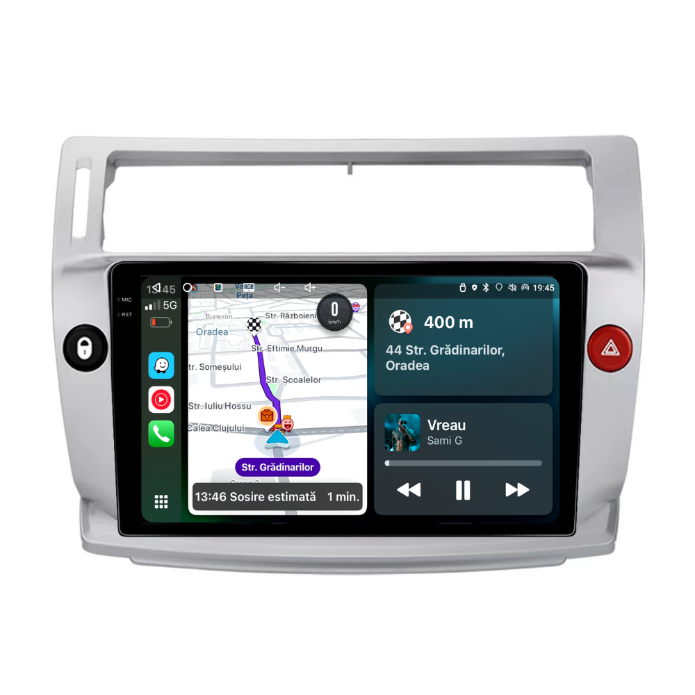 Navigatie Citroen C4 (2004-2009), Ecran 9 inch, 4GB RAM, 64GB, 4-core