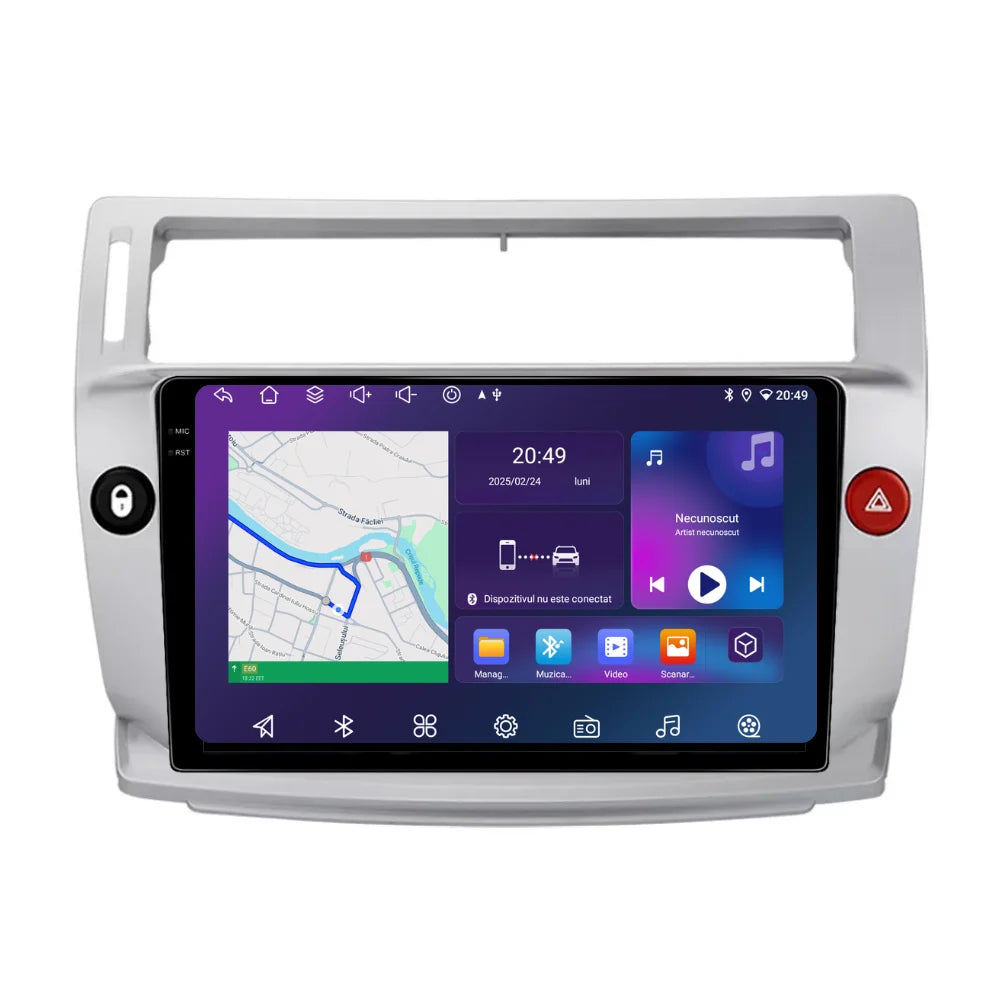 Navigatie Citroen C4 (2004-2009), Ecran 9 inch, 4GB RAM, 64GB, 8-core