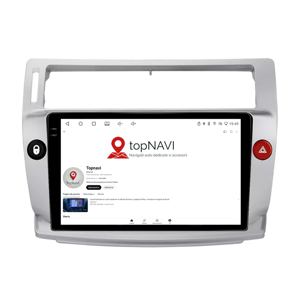 Navigatie Citroen C4 (2004-2009), Ecran 9 inch, 6GB RAM, 128GB, 8-core