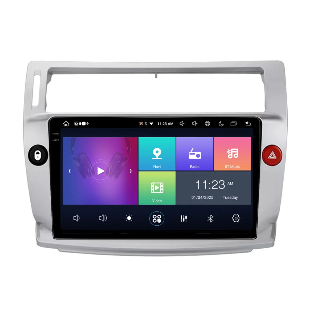 Navigatie Citroen C4 (2004-2009), Ecran 9 inch, 8GB RAM, 256GB, 8-core