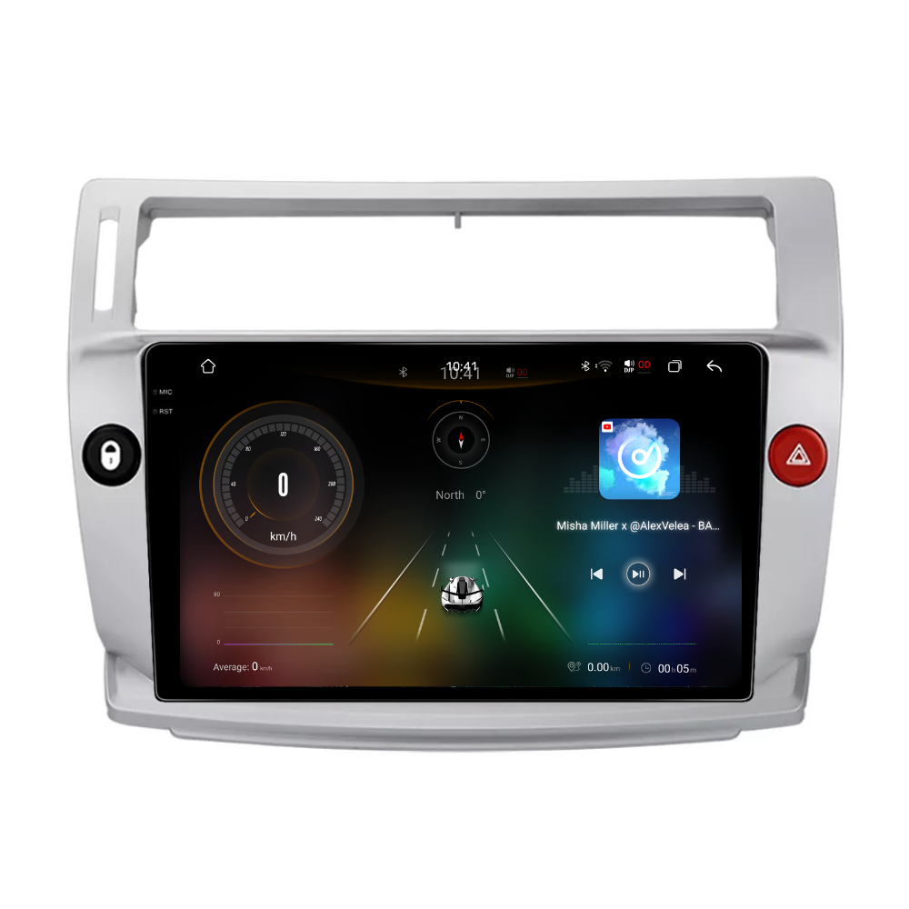 Navigatie Citroen C4 (2004-2009), Ecran 9 inch 2K, 12GB RAM, 256GB, 8-core