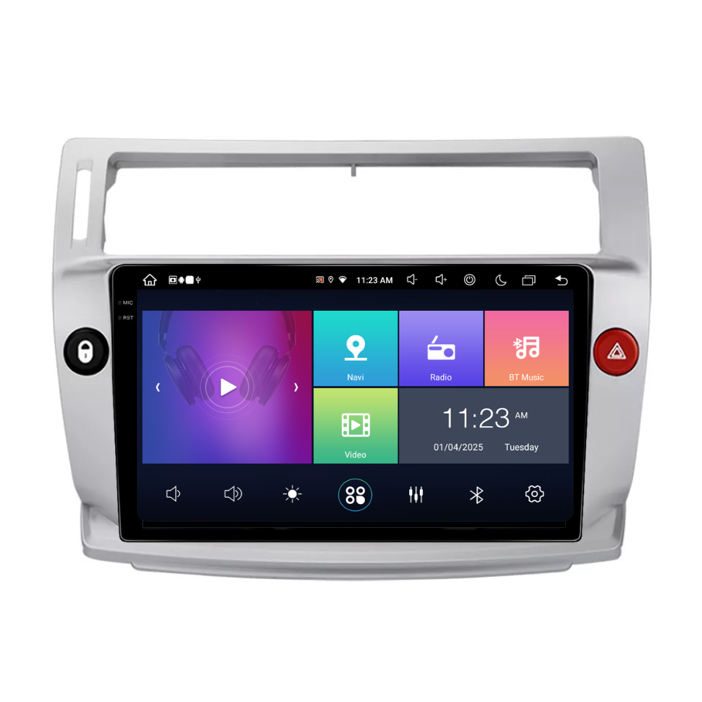 Navigatie Citroen C4 (2004-2009), Ecran 2K, 4GB RAM, 64GB, 8-core